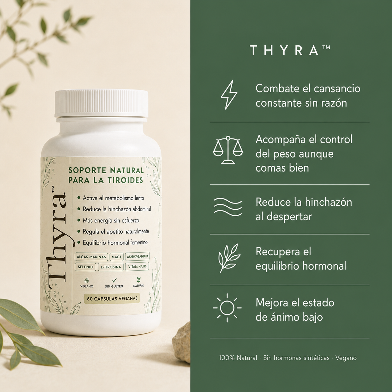 Thyra™ | Equilibrá tus hormonas apoyando la tiroides de forma natural