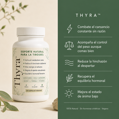 Thyra™ | Equilibrá tus hormonas apoyando la tiroides de forma natural