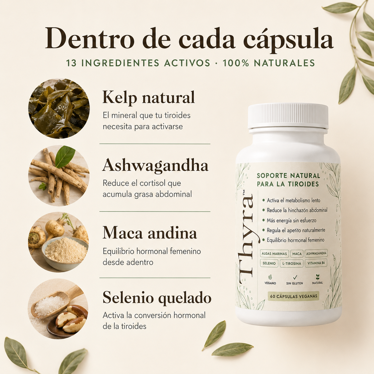 Thyra™ | Equilibrá tus hormonas apoyando la tiroides de forma natural